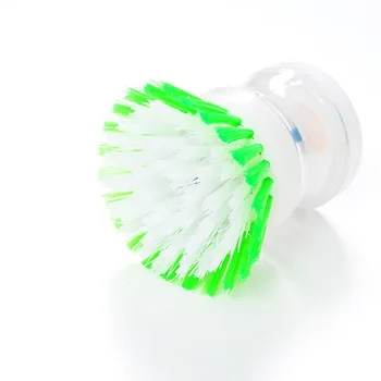 

Kitchen Washing Utensils Pot Dish Brush With Washing Up Liquid Soap Dispenser La cocina Kitchen Gadget Wash Tools