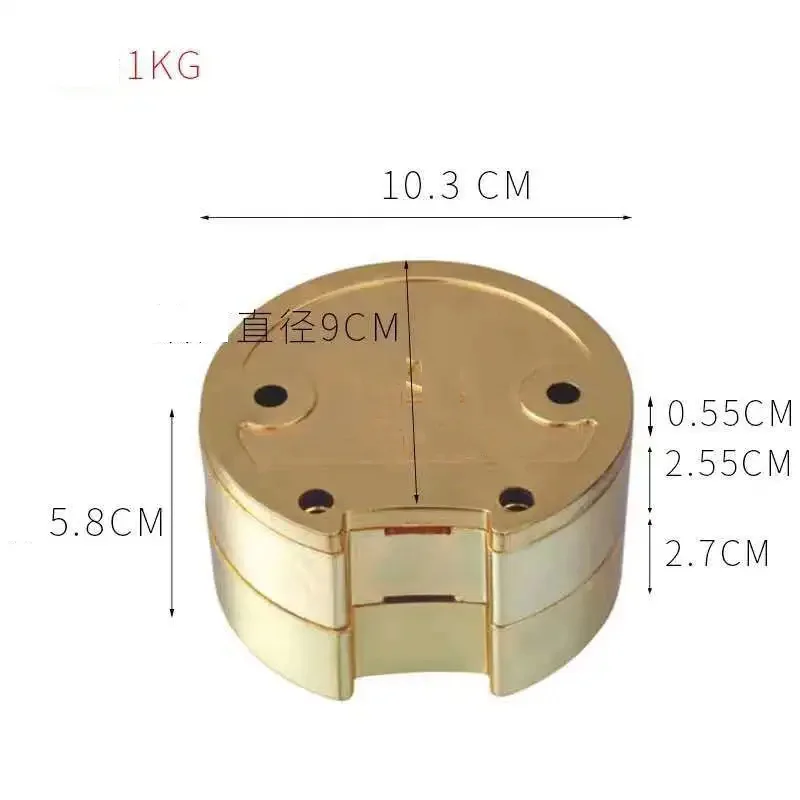 1 PC Dental Lab Zinc Copper Alloy FLASK Non-stick Plaster Denture Flask Press Compress Flask Acrylic Partial Denture Work