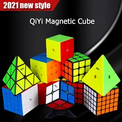 2021 venda quente 3x3x3 velocidade cubo profissional 4x4x4 cubo mágico de alta qualidade rotação magnética cubos m casa jogos para crianças
