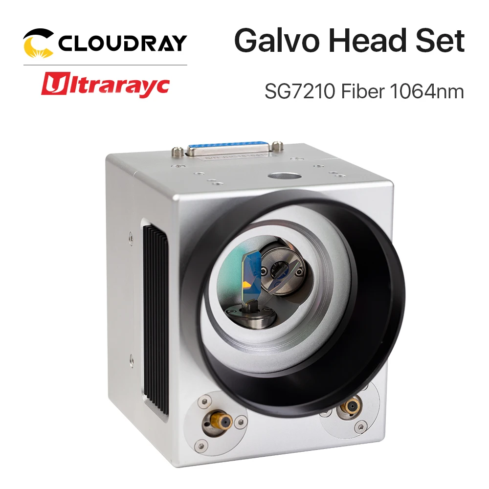 Сканирующая головка оптоволоконного лазера Cloudray 1064 нм SG7210 SG7210R с красной указкой