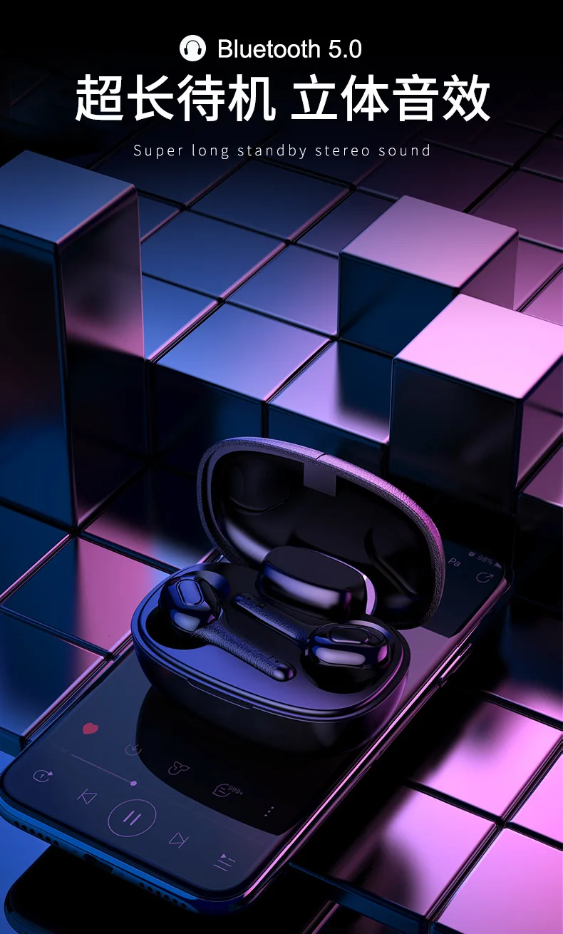 

New Technology 2019 Unda i12 TWS Charging Case For Astro Gaming Pour Ecouteur True Bluetooth Wireless Earbud Waterproof Air Pods