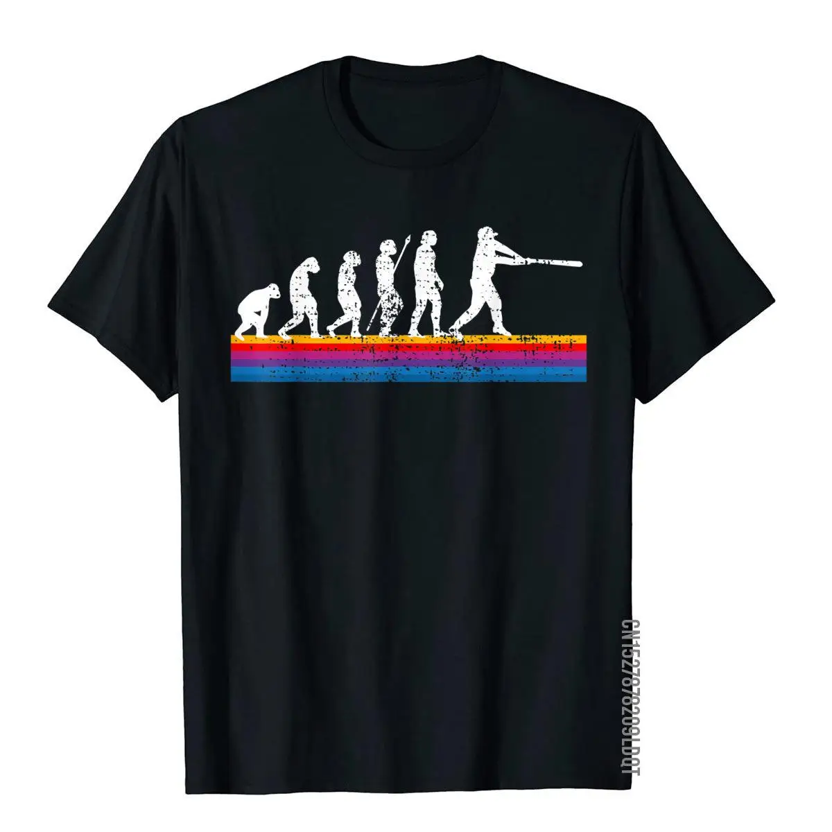 Funny Vintage Baseball T-Shirt__B7544black