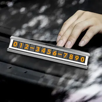 

Car Temporary Stop Sign Car Locating Phone Number Card Car Sticker Endurable