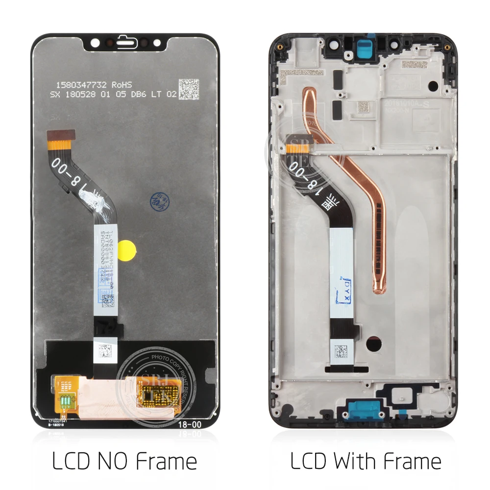 Srjtek для Xiaomi Pocophone F1 ЖК стекло матрица сенсорный экран дигитайзер полная сборка с рамкой 6,18 ''для Pocophone F1 дисплей