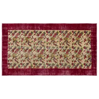 

Handmade Natural Vintage Turkish Area Rug 115x212 Cm-3'9''X6'11''