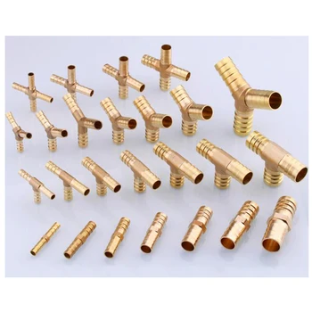 

Brass Barb Pipe Fitting 2 3 4 way connector For 4mm 5mm 6mm 8mm 10mm 12mm 16mm 19mm hose copper Pagoda Water Tube Fittings