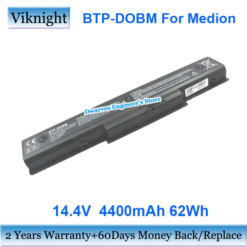 14,4V 5200mAh Laptop Akku Für Medion Akoya - Kompatibel Mit BTP-DOBM, BTP-DNBM Modellen