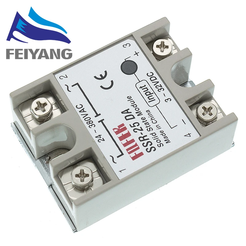 SSR 40DA 25DA 60DA постоянного тока в переменный переменного твердотельные реле Модуль