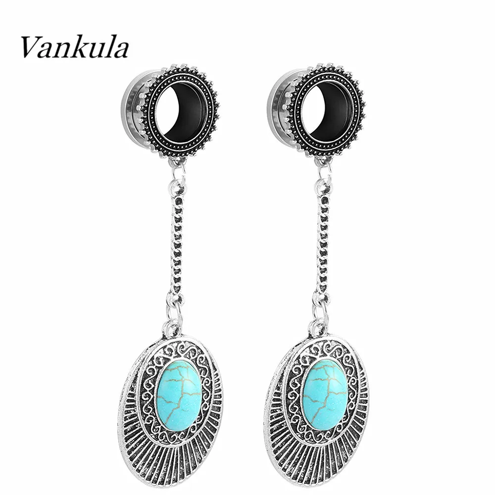 Серьги-гвоздики Vankula 2 шт. Подвески Для Пирсинга Ушей туннельные расширители