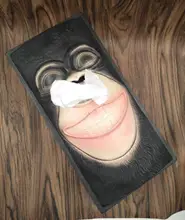 Creative Dramatist William Shakespeare Tissue Paper Napkin Box Funny Roll Prank Monkey Napkin Holder Towel Storage Box