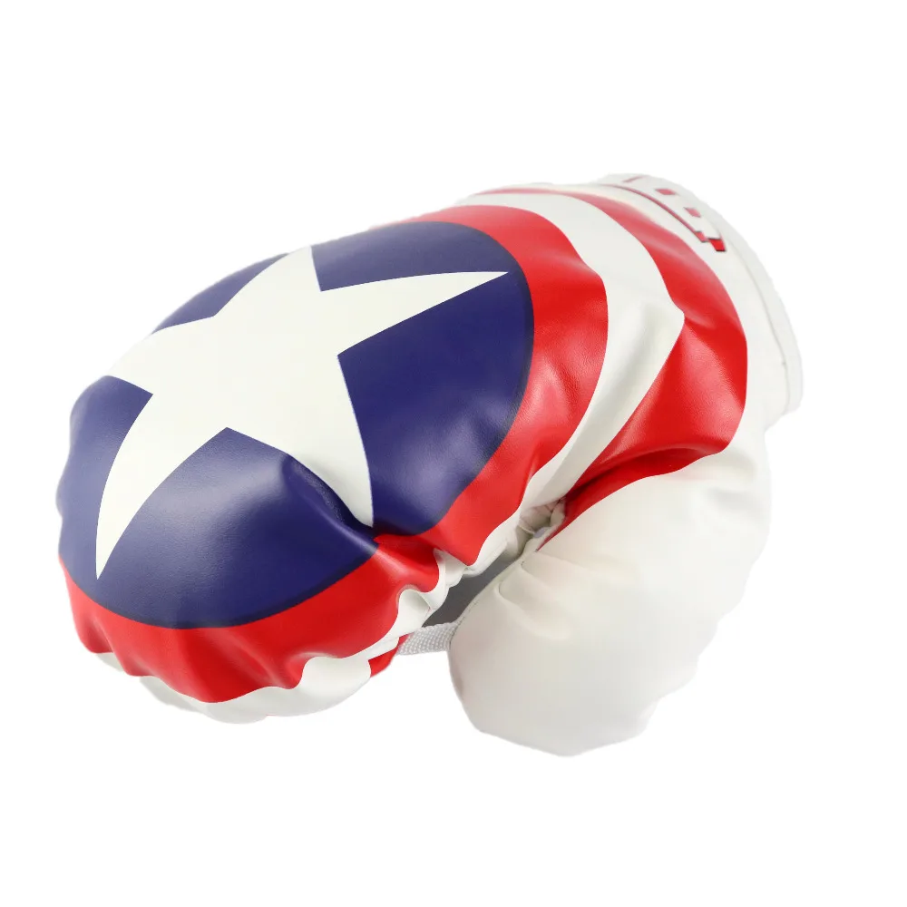 NRC Golf Headcovers for Driver Fairway Woods Boxing Glove USA PU Leather Golf Club#1#3#5 Wood Headcovers