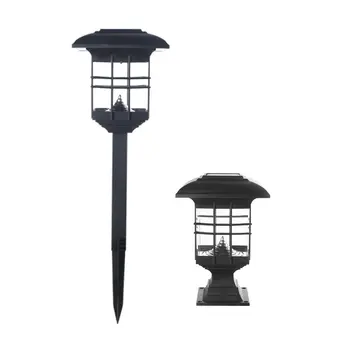 

Waterresistant IP65 Zonne-energie Solar Column Headlight Outdoor LED Light Decorate Yard And Lawn Light
