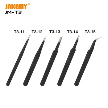 

JAKEMY T3 Hot Selling Mini Safe Tweezers for Eyebrow Eyelash Phone Computer DIY Repair Tool