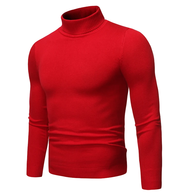 Royal blue pullover men's autumn and winter 100% cotton soft warm bottoming sweater multi-color slim knitted turtleneck sweater Royal blue pullover men's autumn and winter 100% cotton soft warm bottoming sweater multi-color slim knitted turtleneck sweater