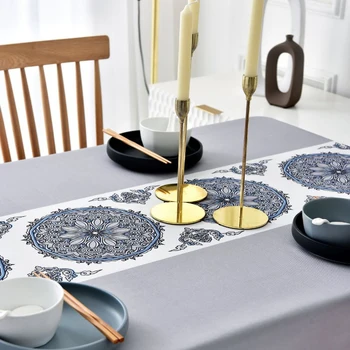 

Tablecloth Waterproof Oilproof Anti-scald Disposable Tablecloth Rectangular Tablecloth Coffee Tablecloth Table Mat Nordic
