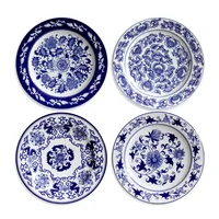 Jingdezhen Ceramics European-style Foreign Trade Mediterranean Blue And White Porcelain Wall Decoration Plate Wall Living Room 1