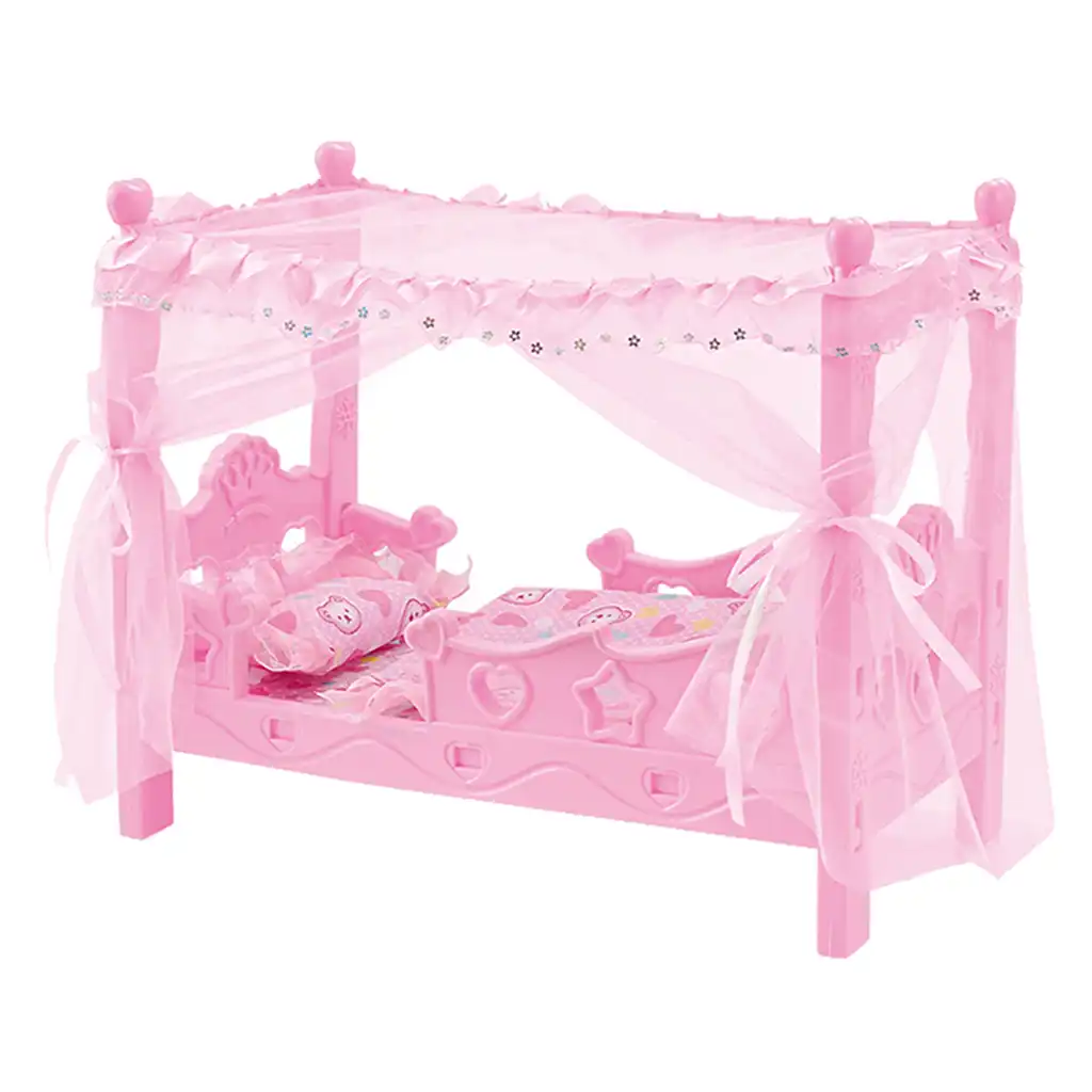 plastic doll bed