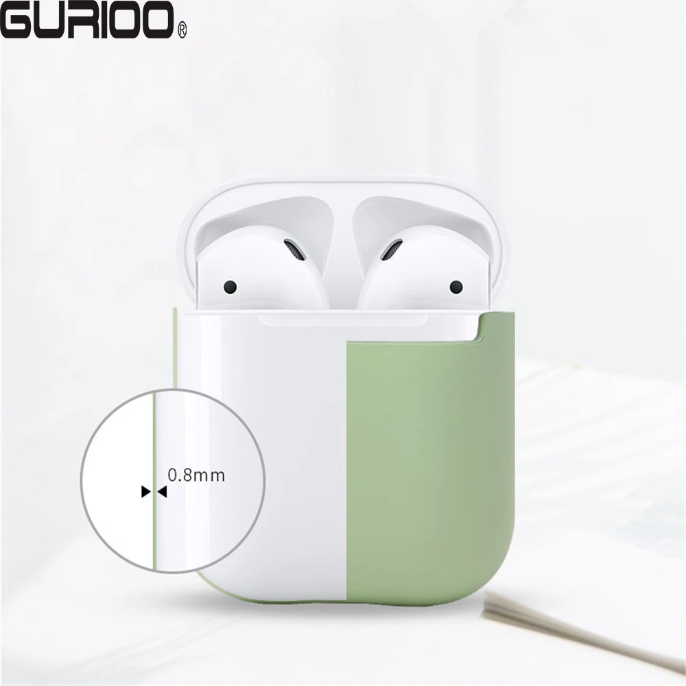 Оригинальный чехол для наушников Apple Airpods 1 2 беспроводной Bluetooth AirPods новый мягкий