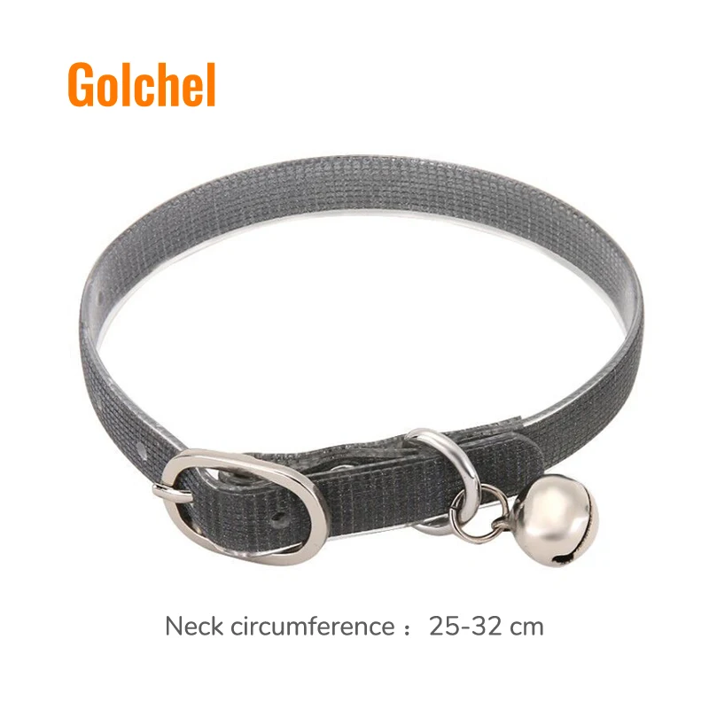 Cat collar with bells fashion puppy neck strap soft PU safety kitten collars pets accessories Cat collar with bells fashion puppy neck strap soft PU safety kitten collars pets accessories