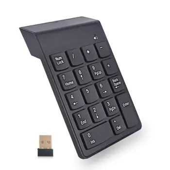 

L&PC Digital Keyboard 2.4G Wireless USB Number Pad 18 Keys For office Laptop PC Notebook Desktop New Portable Mini number Keypad