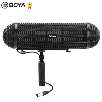 

BOYA BY-WS1000 Microphone Blimp Windshield Suspension System with XLR Cable for 20-22mm Diameter Shotgun Mic for Canon Nikon