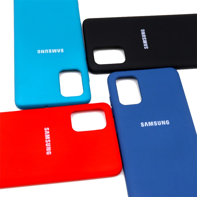 Samsung Galaxy A51 5G A71 5G Liquid Silicone Case Soft Silky Shell Cover Galaxy A51 A71 High Quality Soft-Touch Back Protective phone card case