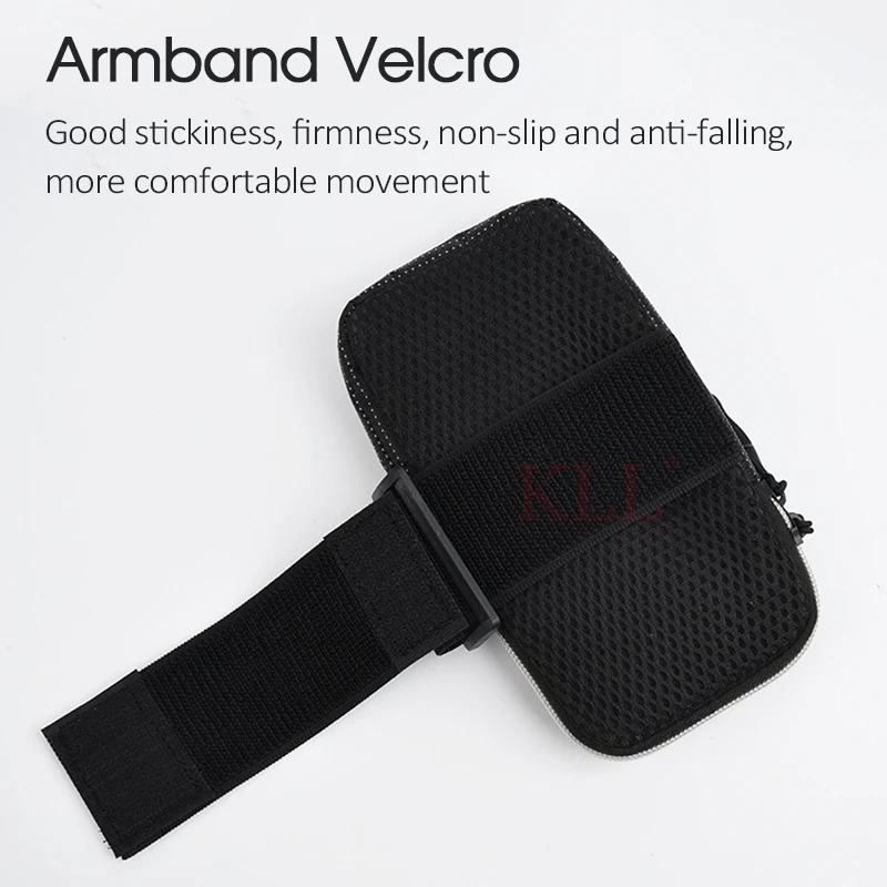 Universal 6.8'' Waterproof Sport Armband Bag Luminous Running outdoor Jogging Gym Arm Band Mobile Phone Bag Case Cover Holder 3