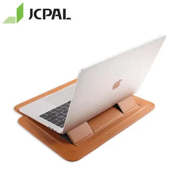 

JCPAL Professional Laptop Sleeve and Ergonomic Adjustable Bracket for MacBook 13" inch Laptop Bag Foldable Stand