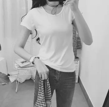 

2018 Summer T Shirt Women Style Shirt Female Short Sleeve O-Neck T-shirt Women