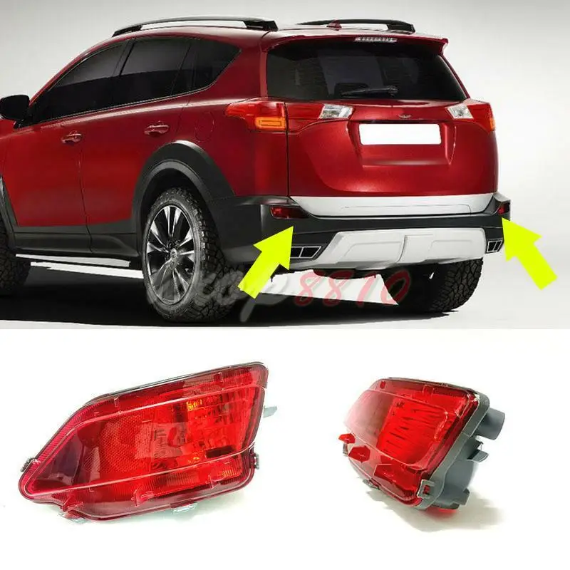 Для Toyota RAV4 2013 высокое качество задний бампер светильник противотуманная фара отражатель корпус без лампы