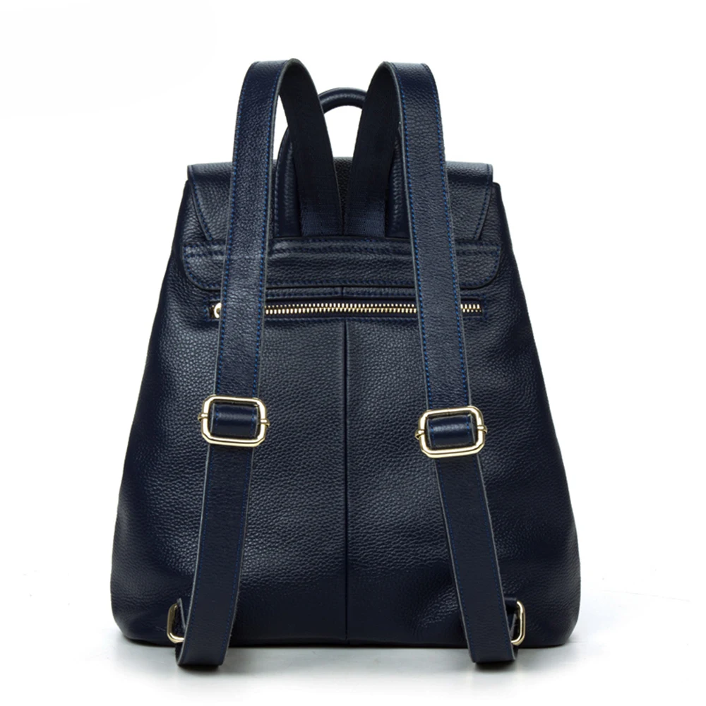 Женская сумка, настоящий рюкзак из яловой кожи, Европейская и американская мода, дорожная повседневная школьная сумка на плечо, рюкзак для девочки