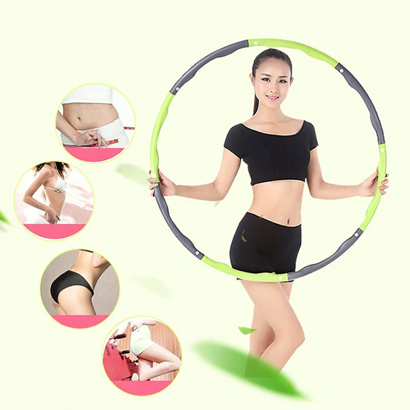 

8 part Removable Sport Hoop Woman Slimming Fitness Equipment Weight Loss Thin Waist Abdominal Exercise Gym Training Hoola Circle