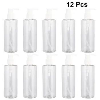 

12pcs 250ml Pump Bottles Plastic Lotion Bottles Empty Storage Bottles Dispenser Bottles for Lotion Shampoo Shower Gel (White)