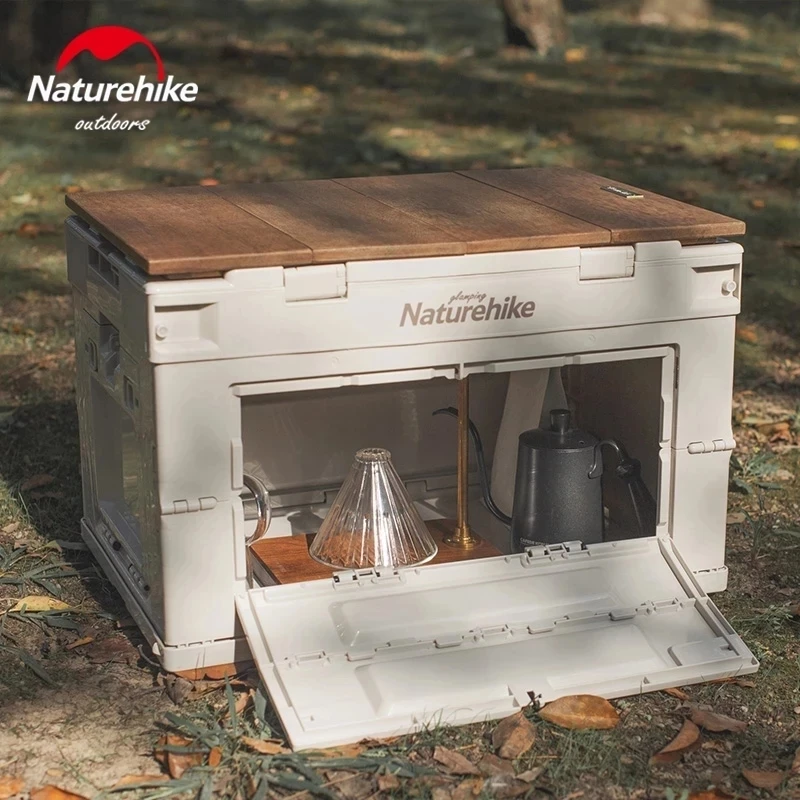 Naturehike SALE PP Folding Storage Box Portable Large-Capacity Outdoor Travel Storage Bag Camping Sundries Storage Box NH20SJ036 5
