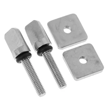 

2 sets 316 Stainless Steel & Long Board Fin Screw Set Tool Free Silver