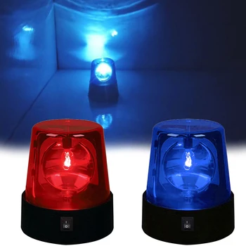 

3inch Night Club 360 Degree Rotating Flashing Party Mini LED Beam Battery Powered Stage Effect Strobe Light Lamp Desktop Beacon