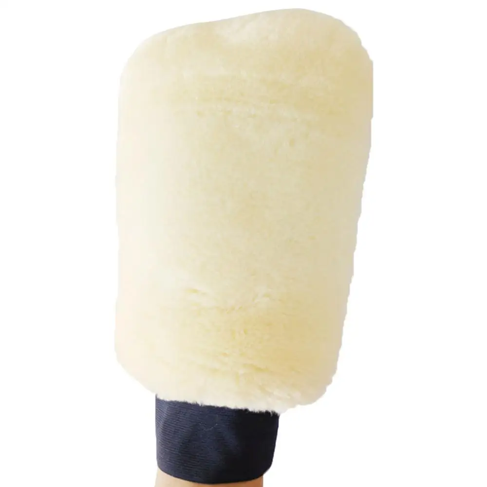 Washing Gloves Artificial Wool Water Absorption Car WashFiber for glass PVC plastics leather Car Cleaning Accessories microfiber cleaning cloths car cleaning tool