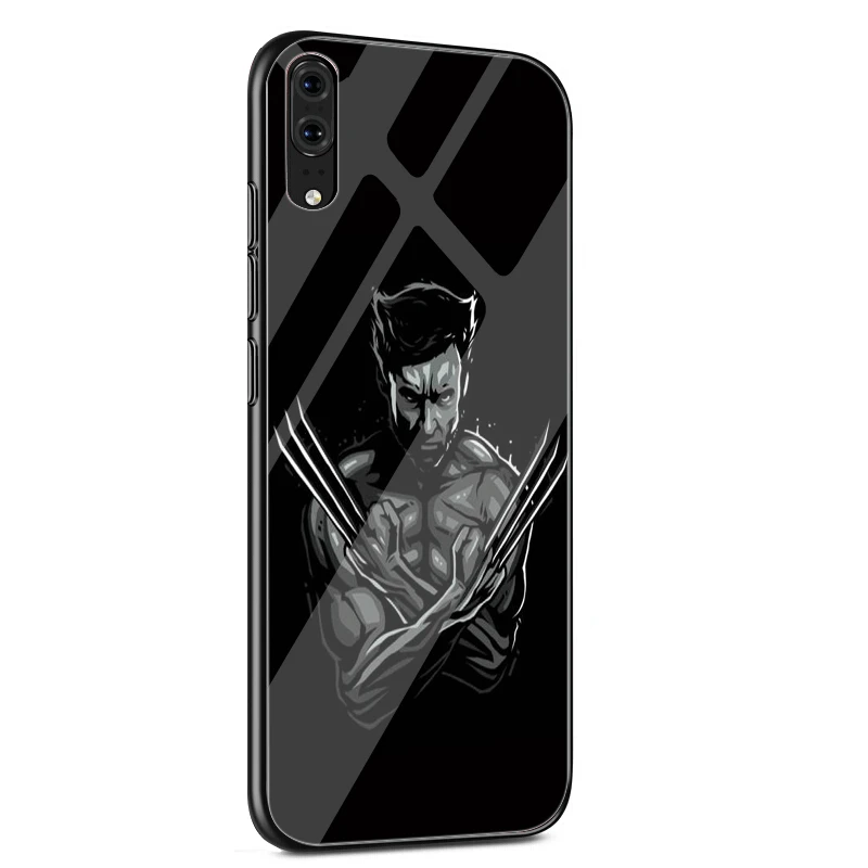 Стеклянный чехол для huawei P30 P20 P10 Y9 Y6 mate 20 Pro Lite P Smart Honor 7A 8X9 10 Cover Wolverine - Цвет: G8