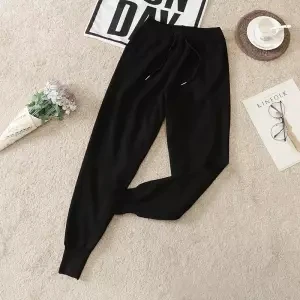 black pants Woherb брюки-карго для женщин контрастный цвет лоскутные брюки с высокой талией женские винтажные модные спортивные брюки уличная одежда 91249 - Цвет: black pants