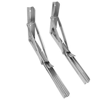 

Stainless Steel Triangular Folding Bracket for Bench Table Folding Shelf Bracket Home RV Boat Marine Accessories