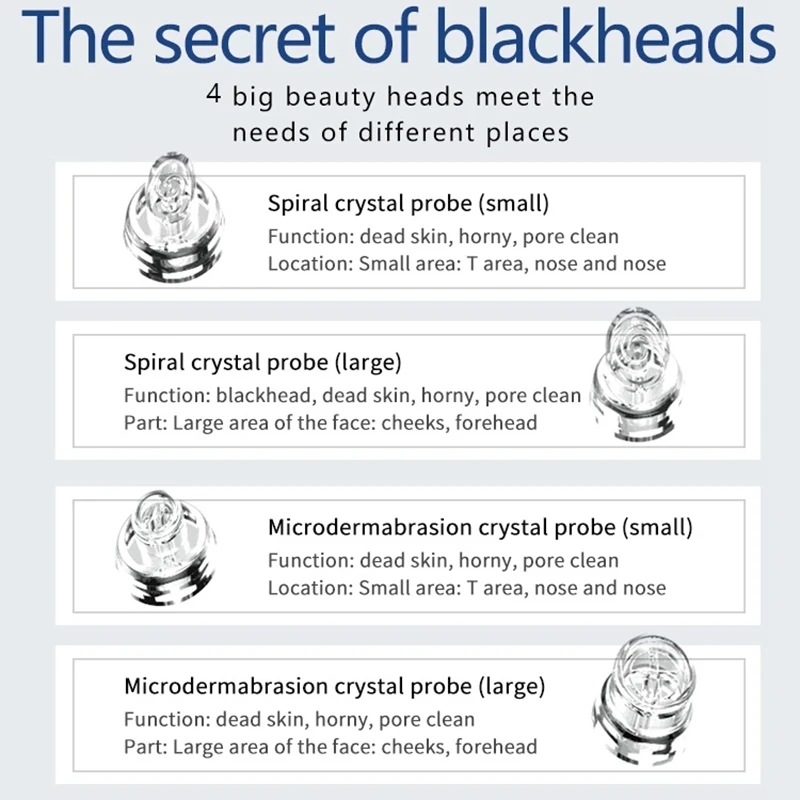  Bubble Cleaner Water Cycle Cleaning Vacuum Blackhead Remover Shrink Pores Electric Facial Clean Mac