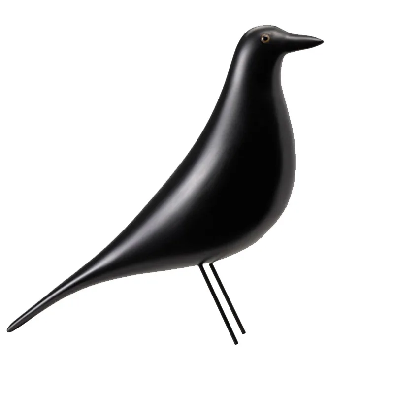 

Creative Nordic Denmark Wood Crafts Ddisplay Birds Design Birthday Gift Home Decortaion Desktop Figurines 27x9x28cm