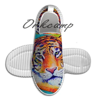

Sport Running Shoes Tiger Stripes Light Weight Walking Shoes Breathable Mesh Yoga Shoes