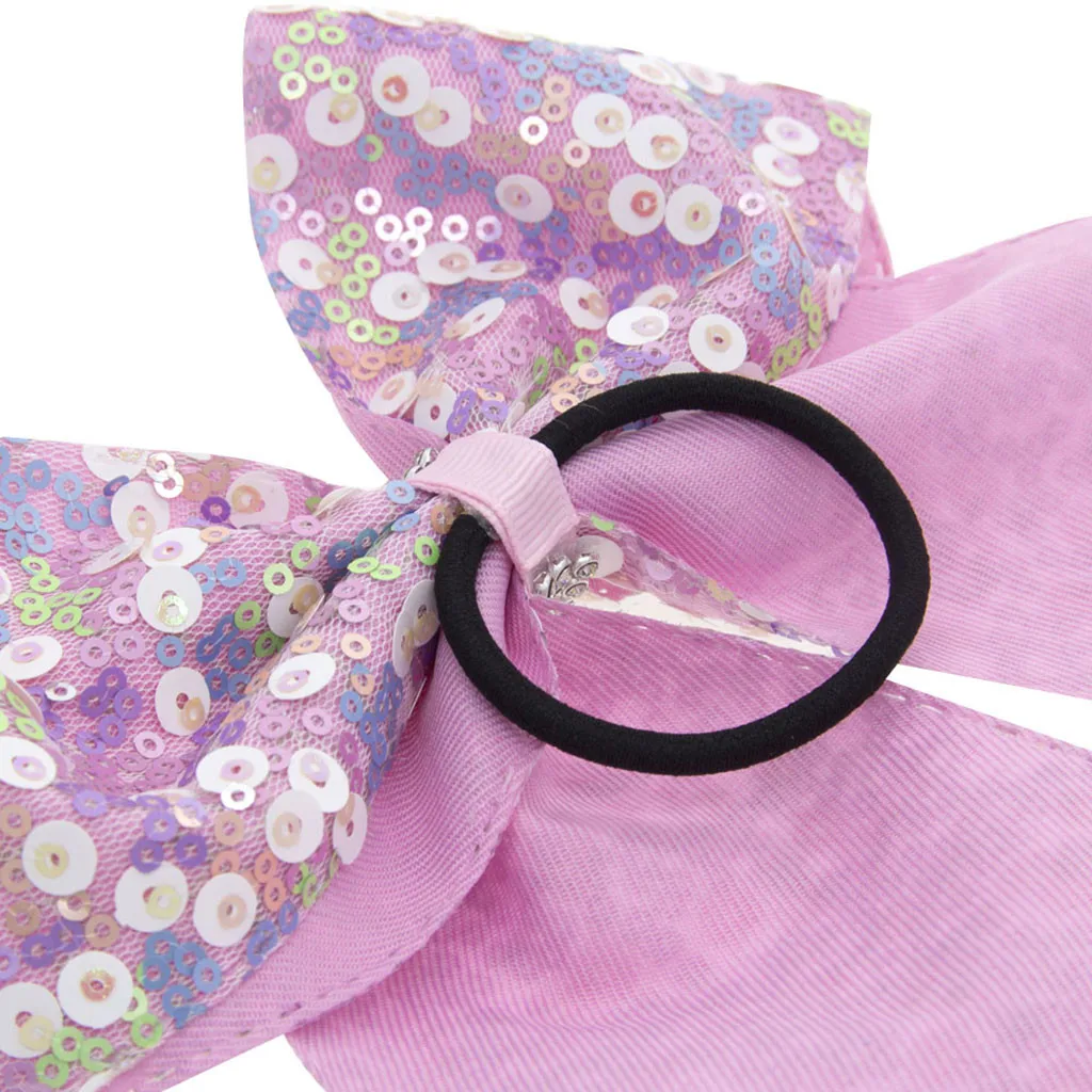Baby girls Elastic Rubber band kids sequins bow hair rope hair band rubber band Head rope Girls Hair Accessories