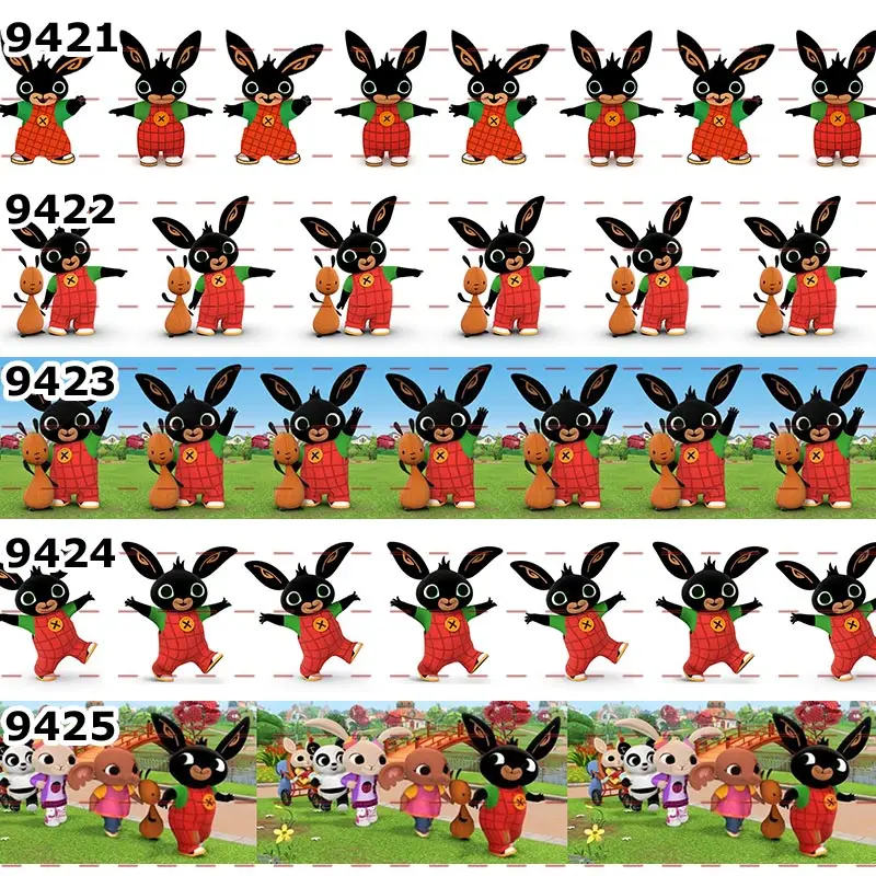 

New 50 Yards Japanese Cartoon Characters Printed Grosgrain,satin Ribbons Free Shipping