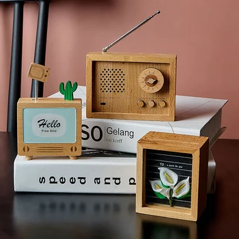 

Home Decoration Accessories Desk Decoration Room Accessories Music Box Wood Ornaments Decor fairy Birthday Gift Christmas Gift