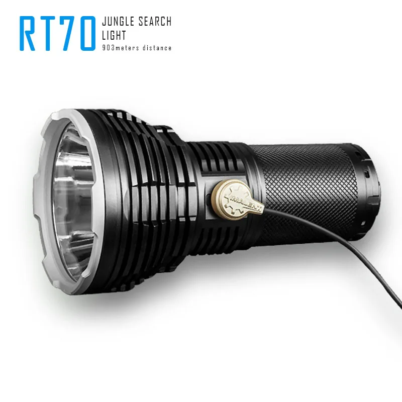 Светодиодный фонарик Imalent RT70 Cree XHP70 2-го поколения, светодиодный фонарь с зарядкой от USB, фонарь с аккумулятором 4X18650, 3000 мА/ч