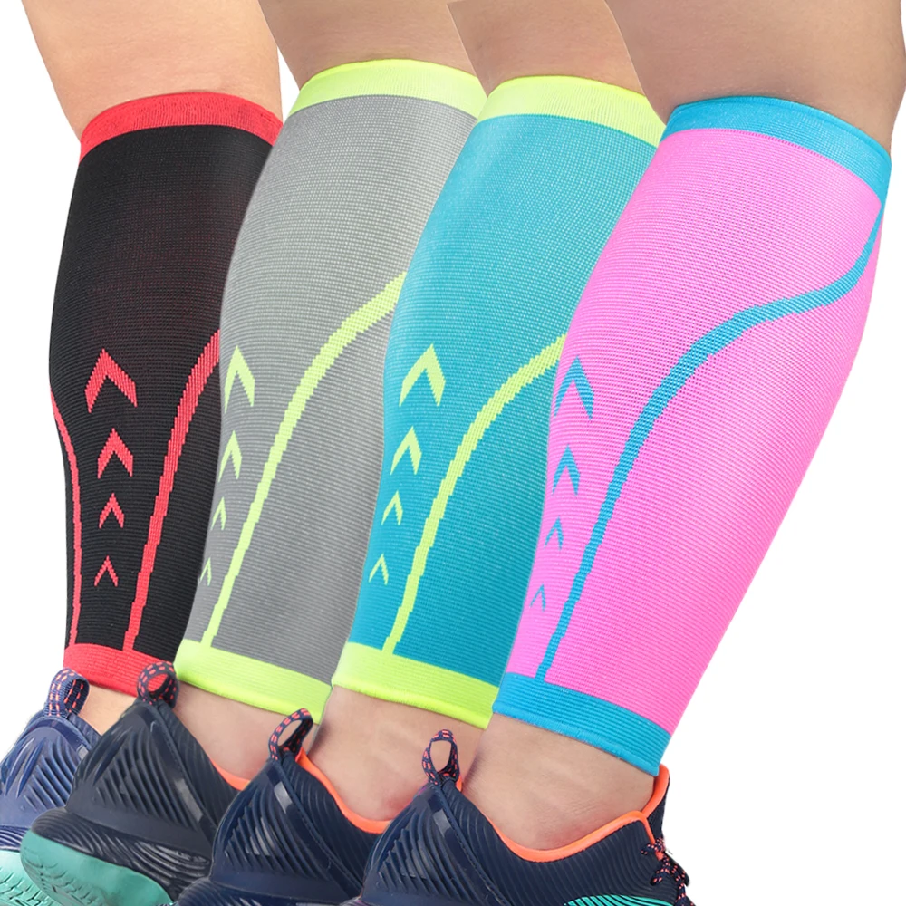

1Pc Sports Safety Basketball Football Leg Sleeve Outdoor Sports Running Compression Calf Sleeve Stretch Leggings knee pads