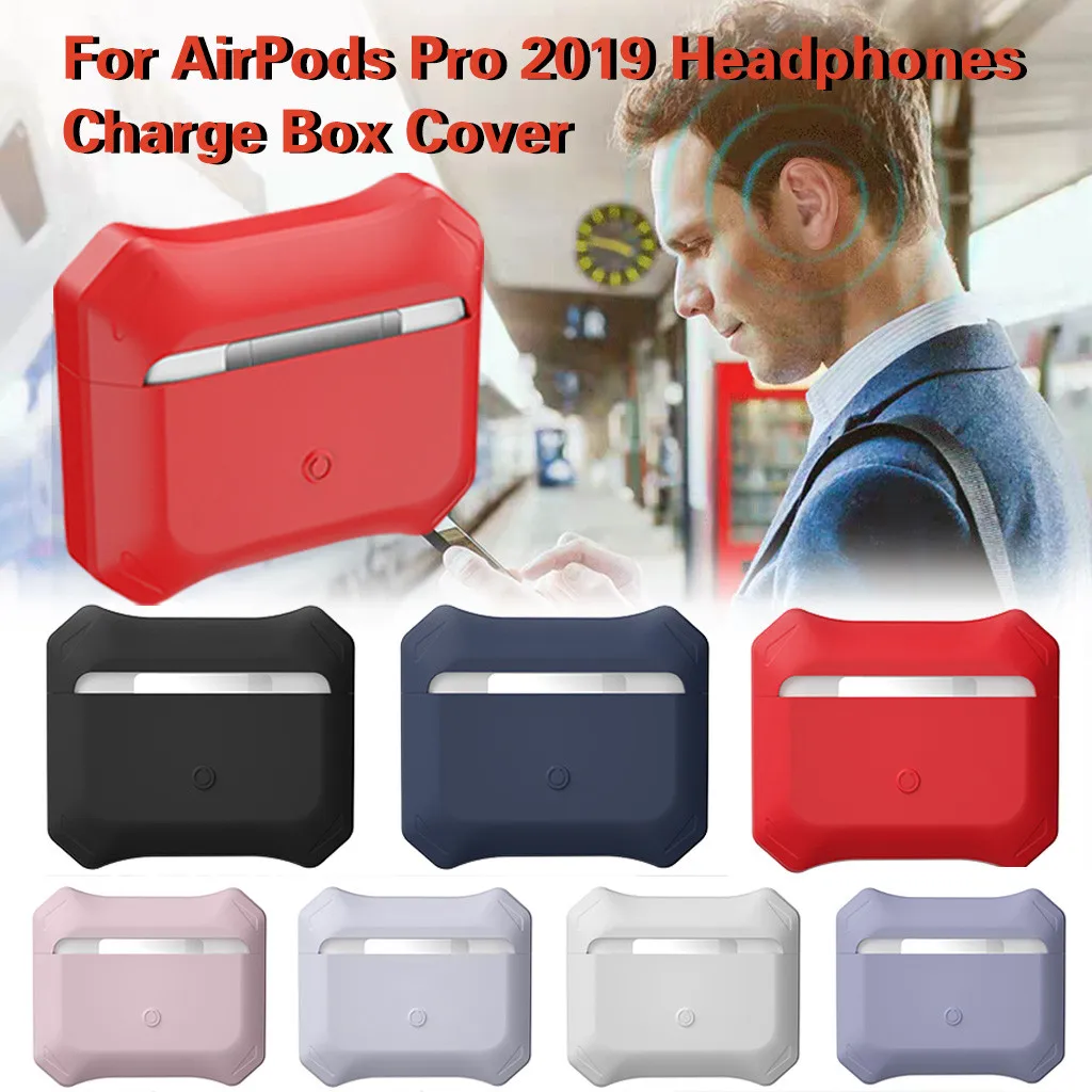 Для AirPods Pro силиконовый чехол с защитой от царапин чехол для наушников противоударный чехол для Bluetooth наушников z1114