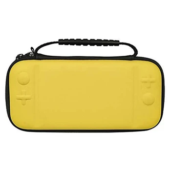 

Carrying Case for Nintendo Switch Lite Console & Accessories Mini Host EVa Handbag Protective Hard Travel Carry Case (Yellow)